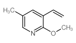 3-ethenyl-2-methoxy-5-methylpyridine Structure