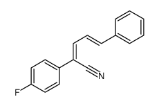 (2E,4E)-2-(4-fluorophenyl)-5-phenylpenta-2,4-dienenitrile Structure
