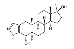 4β-Hydroxy Stanozolol Structure