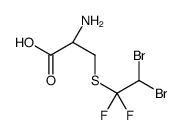 S-(2,2-Dibromo-1,1-difluoroethyl)-L-cysteine结构式