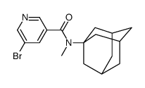 N-(1-adamantyl)-5-bromo-N-methylpyridine-3-carboxamide Structure