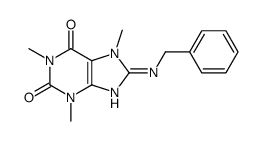 8-(benzylamino)-1,3,7-trimethylpurine-2,6-dione Structure