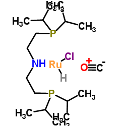 羰基氯氢[双(2-二-异丙基膦酰基乙基)胺]钌(II)结构式
