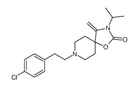 8-[2-(4-chlorophenyl)ethyl]-4-methylidene-3-propan-2-yl-1-oxa-3,8-diazaspiro[4.5]decan-2-one结构式