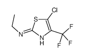 5-chloro-N-ethyl-4-(trifluoromethyl)-1,3-thiazol-2-amine Structure