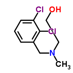 2-[(2,3-Dichlorobenzyl)(methyl)amino]ethanol结构式