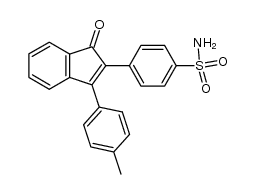 2-[4-Sulfamoyl-phenyl]-3-p-tolyl-indon Structure
