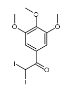 2,2-diiodo-1-(3,4,5-trimethoxyphenyl)ethanone Structure