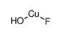 Copper(II) fluoride hydroxide, 99.999% (metals basis) Structure