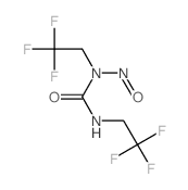 Urea,N-nitroso-N,N'-bis(2,2,2-trifluoroethyl)- Structure
