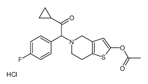 p-Fluoro Prasugrel Hydrochloride Structure