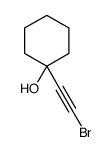 1-(2-bromoethynyl)cyclohexan-1-ol结构式