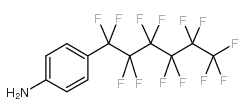 4-全氟己基苯胺结构式