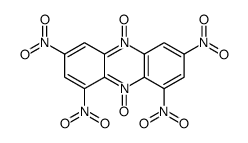 2,4,6,8-tetranitro-10-oxidophenazin-5-ium 5-oxide结构式
