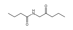 Butanamide,N-(2-oxopentyl)-结构式