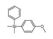 (4-methoxyphenyl)-dimethyl-phenylsilane Structure