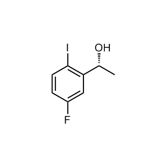(R)-1-(5-5-氟-2-碘苯基)乙醇结构式