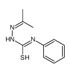 Acetone 4-phenyl thiosemicarbazone结构式