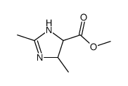 1H-Imidazole-4-carboxylicacid,4,5-dihydro-2,5-dimethyl-,methylester(9CI) Structure