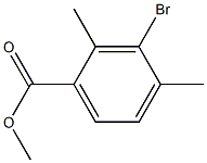 3-溴-2,4-二甲基苯甲酸甲酯结构式