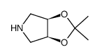 (meso)-3,4-isopropylidenedioxy-2,5-pyrrolidine hydrotosylate Structure