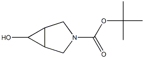 6-羟基-3-氮杂双环[3.1.0]己烷-3-羧酸叔丁酯结构式