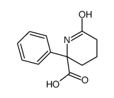 2-Piperidinecarboxylic acid,6-oxo-2-phenyl-结构式