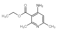 4-氨基-2,6-二甲基-烟酸乙酯结构式