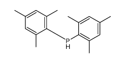 双(2,4,6-三甲基苯基)膦结构式