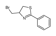4-(bromomethyl)-2-phenyl-4,5-dihydro-1,3-thiazole Structure