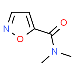 5-Isoxazolecarboxamide,N,N-dimethyl-(9CI) Structure