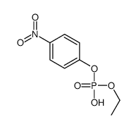 ethyl (4-nitrophenyl) hydrogen phosphate结构式