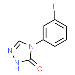 4-(3-Fluorophenyl)-2,4-dihydro-3H-1,2,4-triazol-3-one Structure