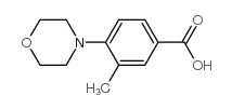 3-甲基-4-吗啉-4-基-苯甲酸结构式