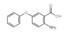 2-氨基-5-苯氧基苯甲酸结构式