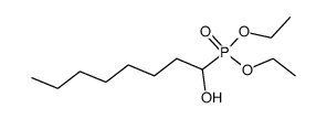 diethyl α-hydroxyoctylphosphonate结构式