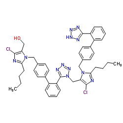 N1氯沙坦基氯沙坦(氯沙坦杂质)结构式