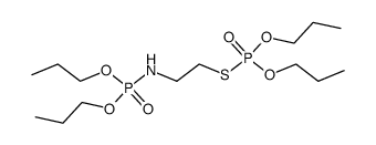 Phosphorothioic acid S-[2-(dipropoxyphosphinylamino)ethyl]O,O-dipropyl ester结构式
