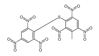 2-methyl-1,3,5-trinitro-4-(2,4,6-trinitrophenyl)sulfanylbenzene结构式