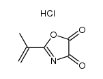 2-isopropenyloxazoline-4,5-dione hydrochloride结构式