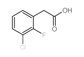 2-(3-Chloro-2-fluorophenyl)acetic acid structure