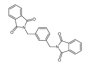 2-[[3-[(1,3-dioxoisoindol-2-yl)methyl]phenyl]methyl]isoindole-1,3-dione结构式