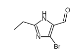 4-bromo-2-ethyl-1H-imidazole-5-carbaldehyde结构式