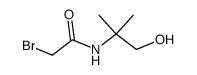 2-bromo-N-(1-hydroxy-2-methylpropan-2-yl)acetamide Structure