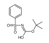 tert-butyl N-(benzenesulfonyl)carbamate Structure