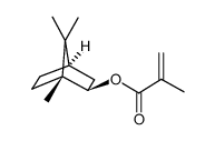Isobornyl 2-methyl-2-propenoate Structure