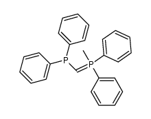 [(diphenylphosphino)methylene]methyldiphenylphosphorane Structure