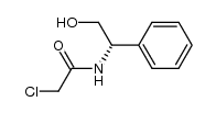 (S)-2-氯-N-(2-羟基-1-苯乙基)乙酰胺结构式