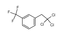 3-trifluoromethyl-β,β,β-trichloro-ethylbenzene结构式