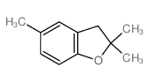 Benzofuran,2,3-dihydro-2,2,5-trimethyl-结构式